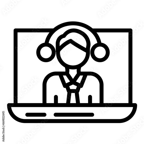 Online Counselling Icon Style