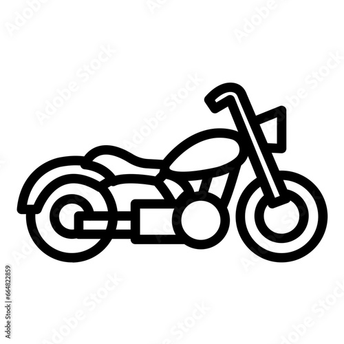 Motorcycle Adventure Icon Style