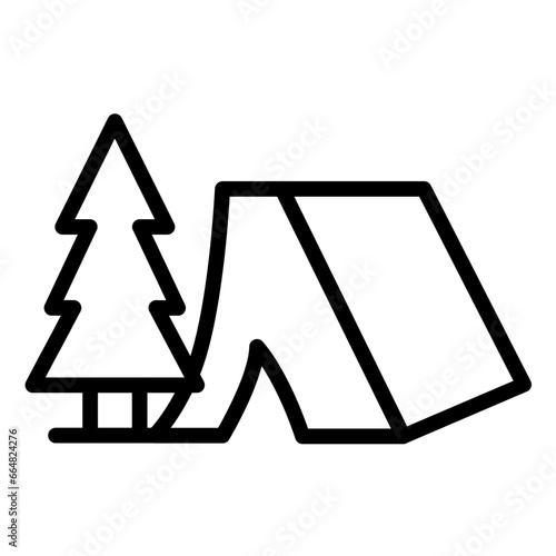 Campsite Icon Style