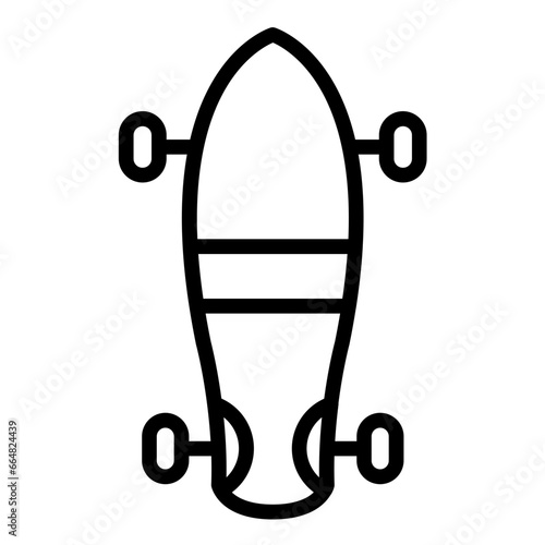 Longboard Icon Style