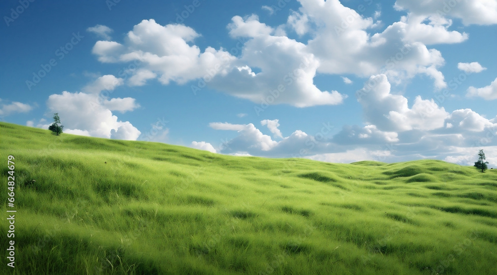 Lawn sky green grass pasture nature field blue summer meadow landscape