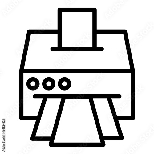 Printer Out Icon Style