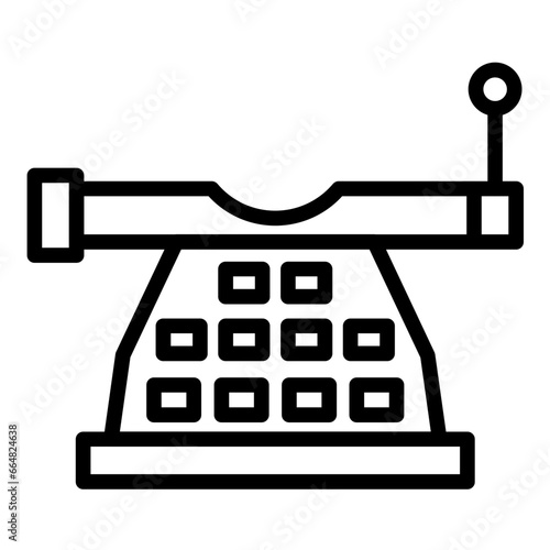 User Typewriter Icon Style