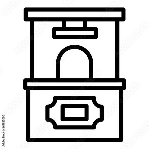 Ticket Office Icon Style