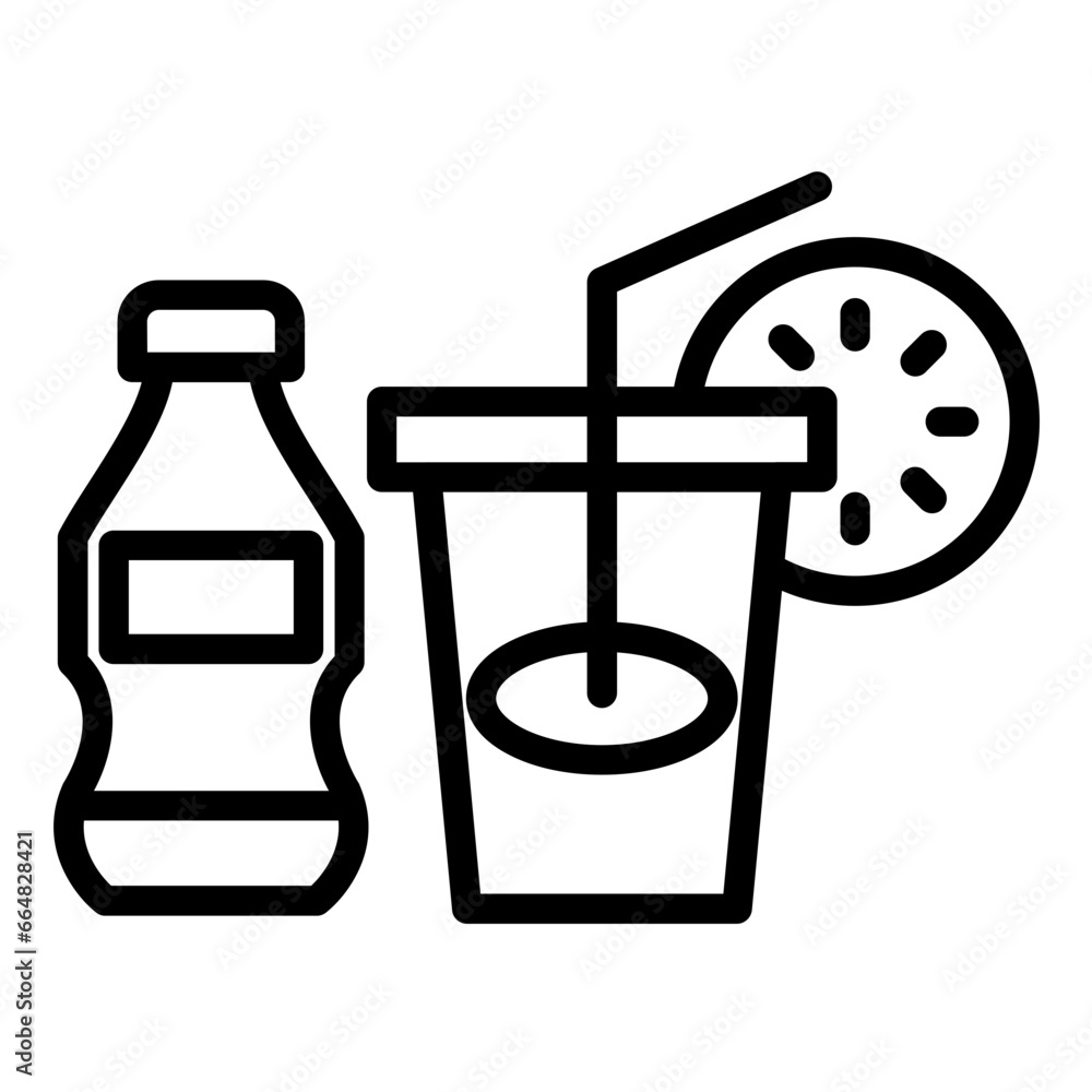 Soft Drink Icon Style Soft Drink Icon Style