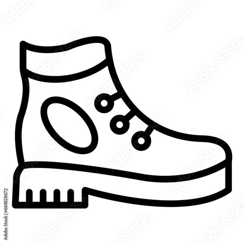 Snow Shoes Icon Style