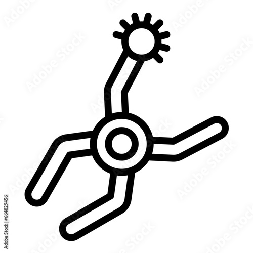 Leather Punch Icon Style