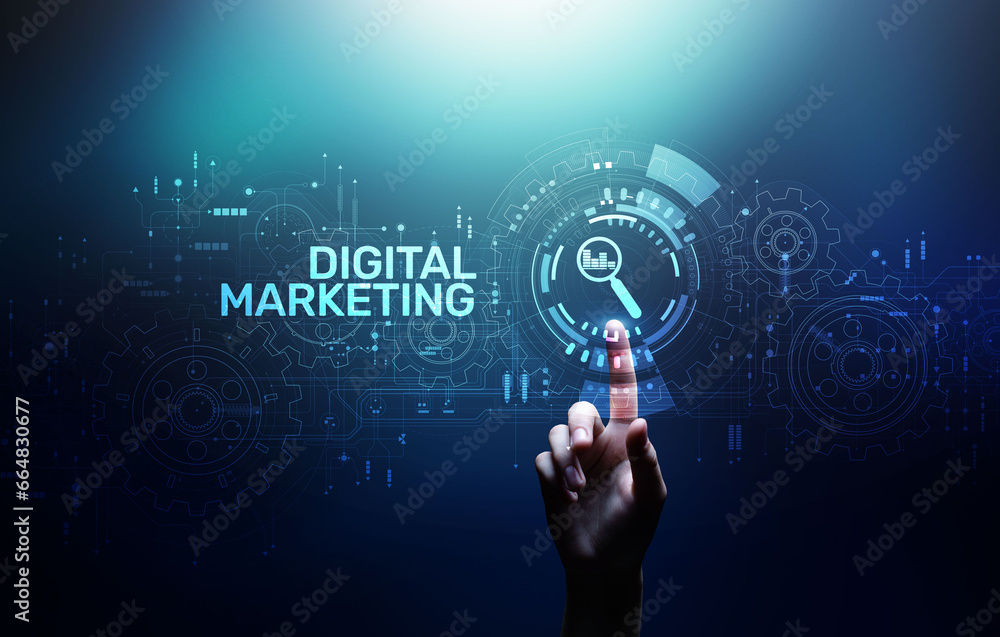 DIgital marketing online internet business technology concept. DIgital marketing online internet business technology concept.