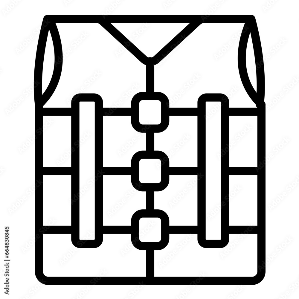 Life Jacket Icon Style Life Jacket Icon Style