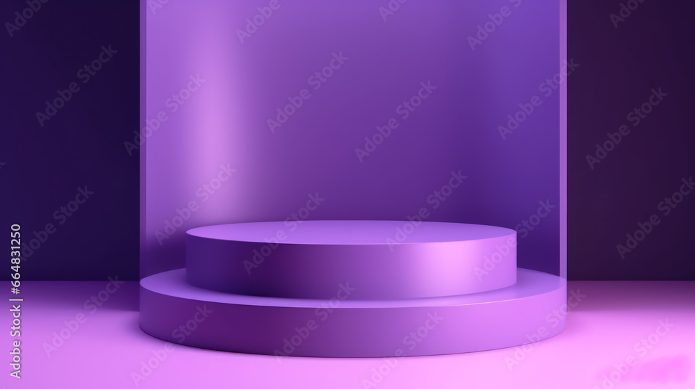 purple round podium for product display purple round podium for product display