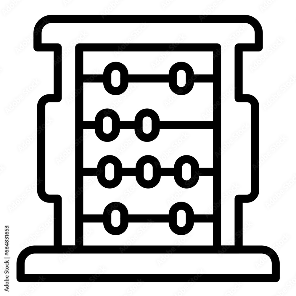 Abacus Icon Style Abacus Icon Style