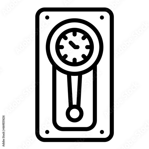 Wall Clock Icon Style