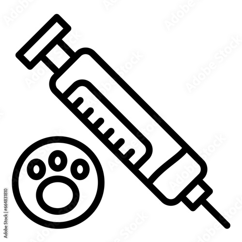 Vaccine Icon Style