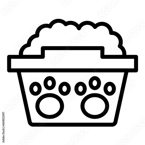 Litter Box Icon Style