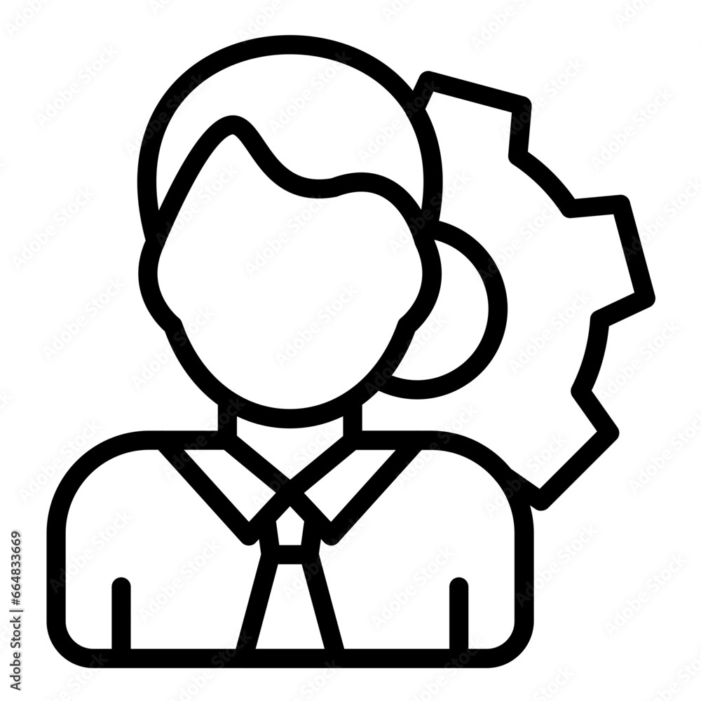 Employee Management Icon Style Employee Management Icon Style