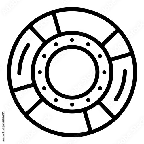 Life Preserver Icon Style