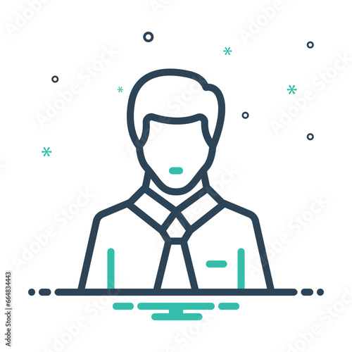 Mix icon for employee