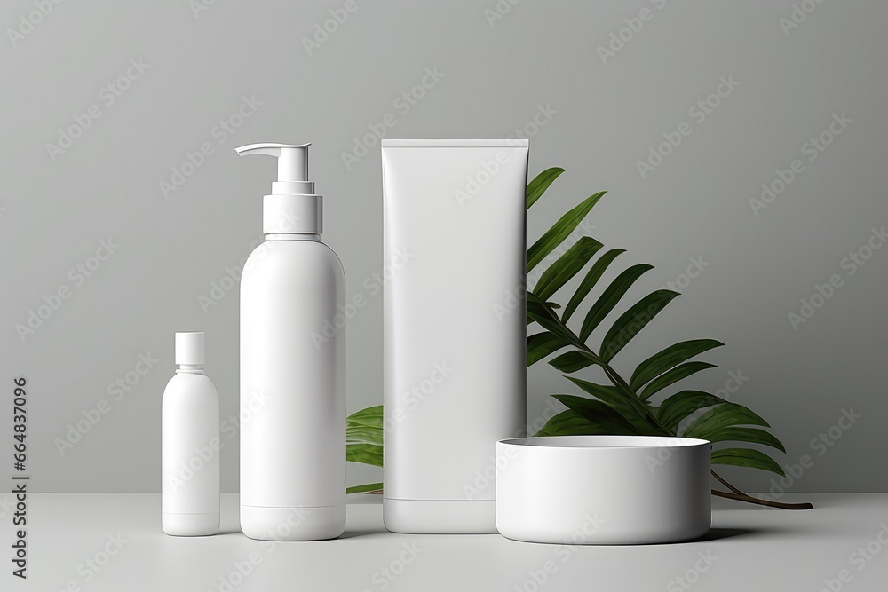 Ecofriendly Blank Cosmetic Product Line Presentation Ecofriendly Blank Cosmetic Product Line Presentation