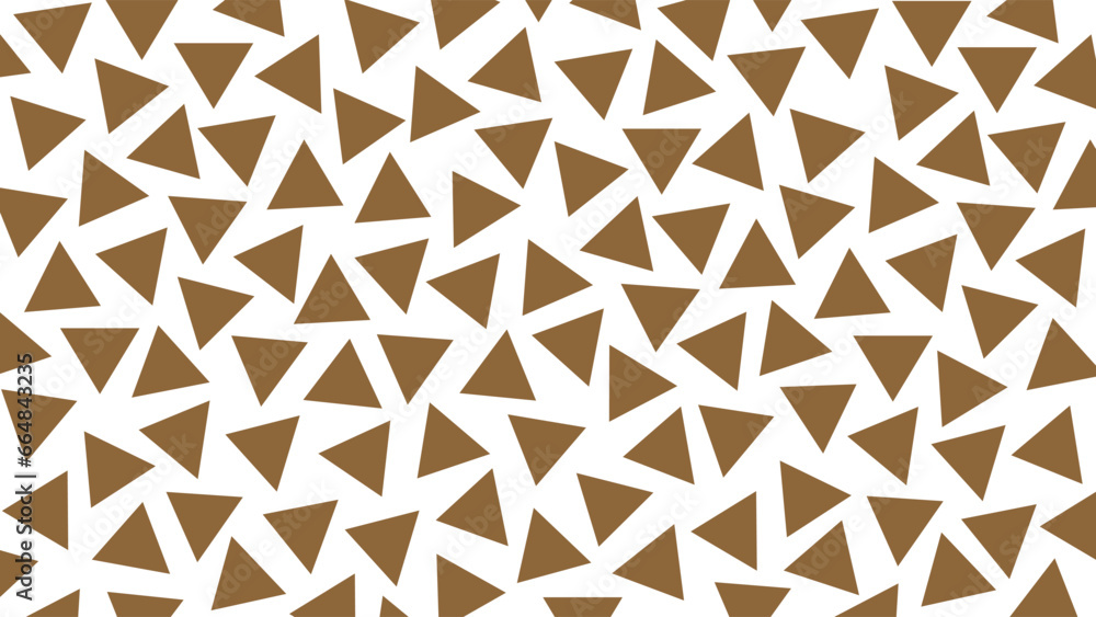 Brown and white seamless geometric triangle pattern Brown and white seamless geometric triangle pattern