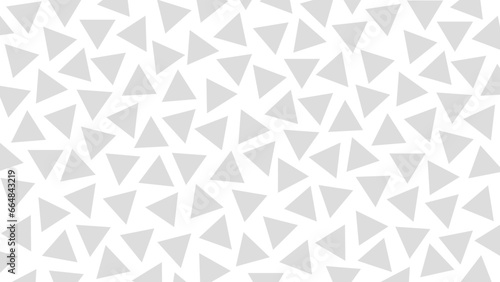 Grey and white seamless geometric triangle pattern
