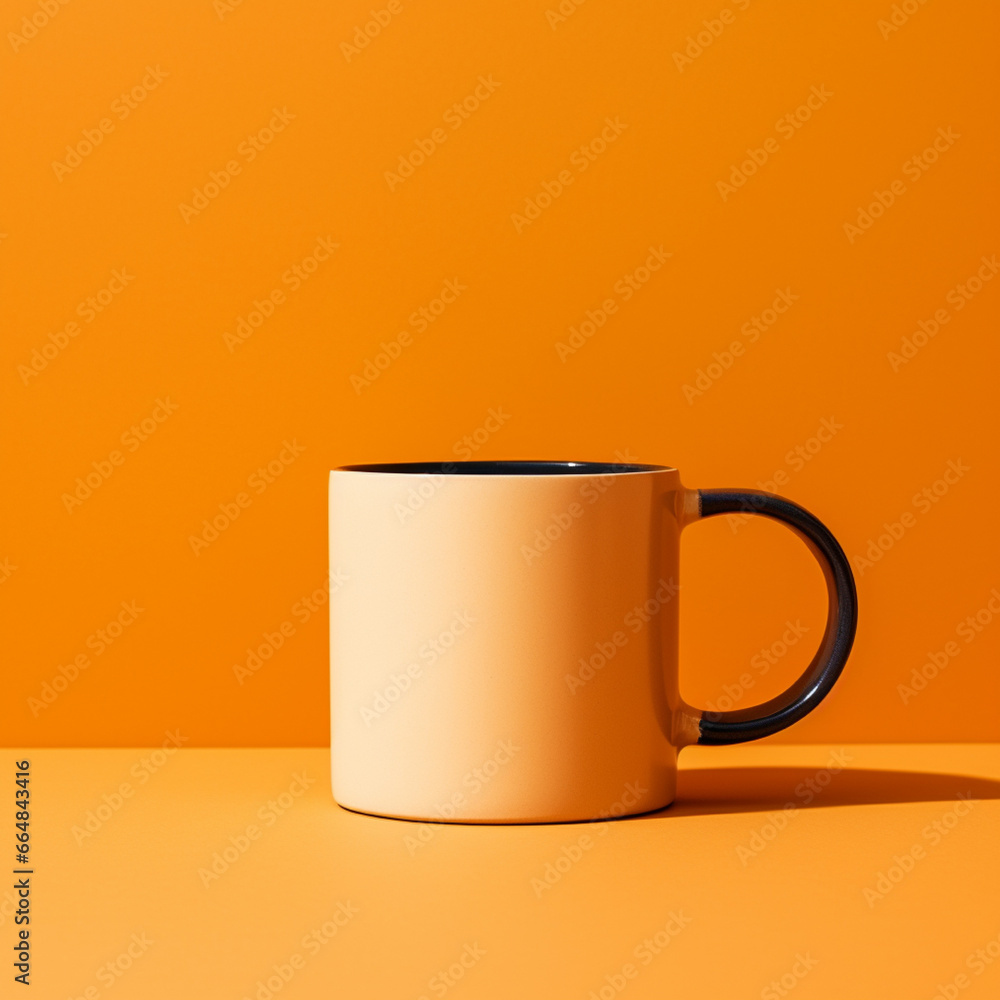 Mug mockup on pink background. 3d render illustration. Mug mockup on pink background. 3d render illustration.