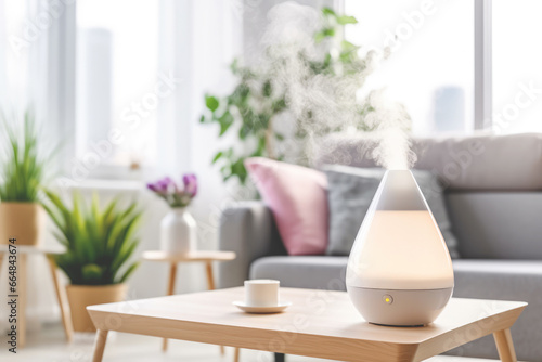 aroma diffuser in modern living room