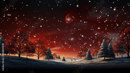 Red Merry Christmas Background With Tree   Merry Christmas Background   Hd Background