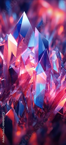 A Bunch Of Colorful Crystals photo