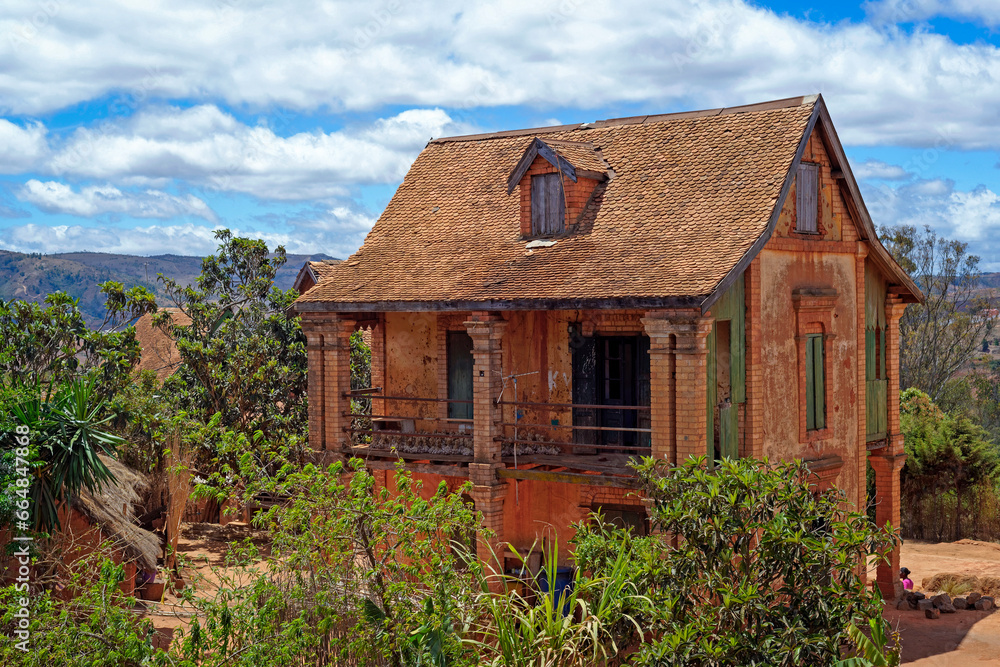 Village dans le centre de Madagascar