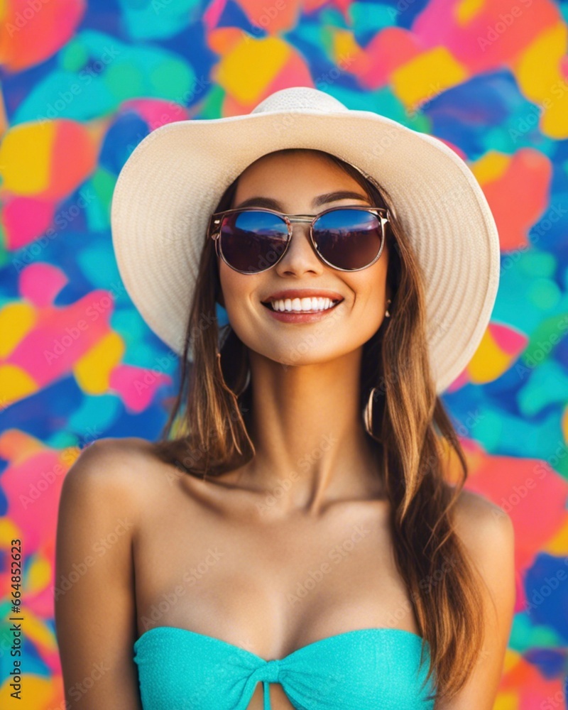 portrait of a woman wearing sunglasses portrait of a woman wearing sunglasses