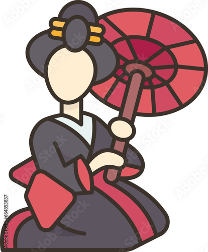kimono  icon