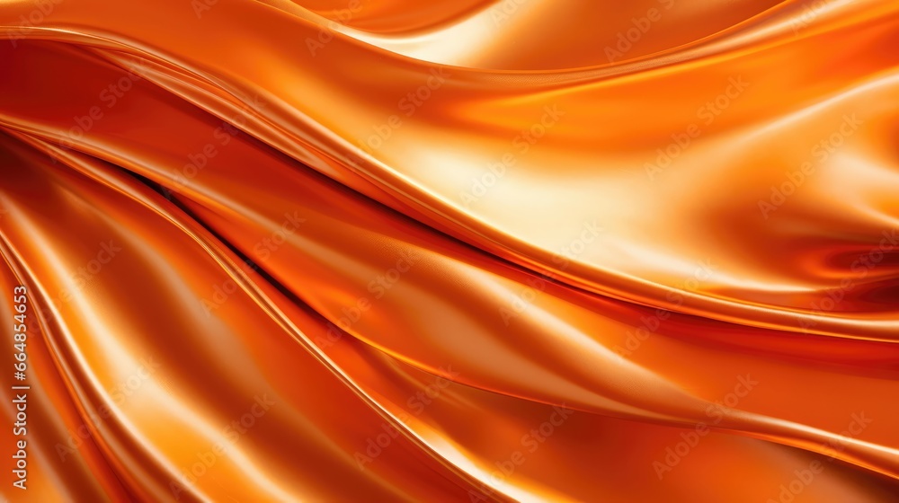 Fototapeta premium Orange Metallic Hot Foil Texture
