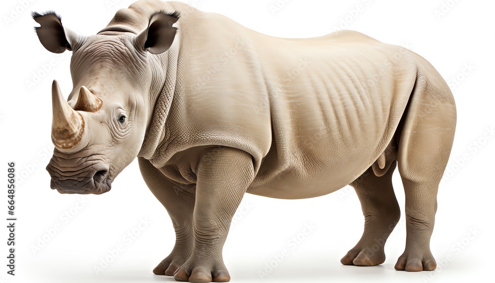 rhino in the wild