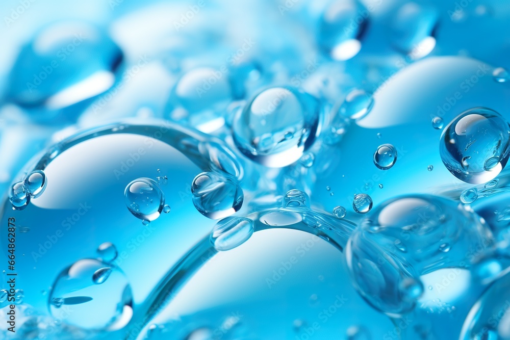 Blue soap bubbles water abstract macro-foam background Blue soap bubbles water abstract macro-foam background