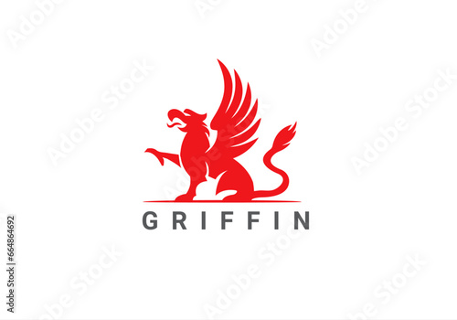 griffin, griffin logo, griffin head, phoenix logo, creature, fantasy, creature logos, history, griffin sword, gryphon, griffo, animal logo, 