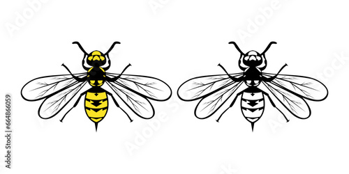 Yellow Jacket Design Illustration vector eps format , suitable for your design needs, logo, illustration, animation, etc.