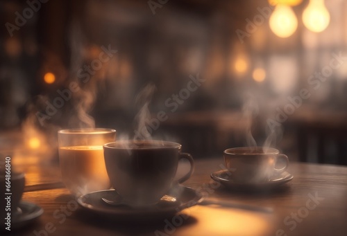 cup of coffee on a table © emdadul