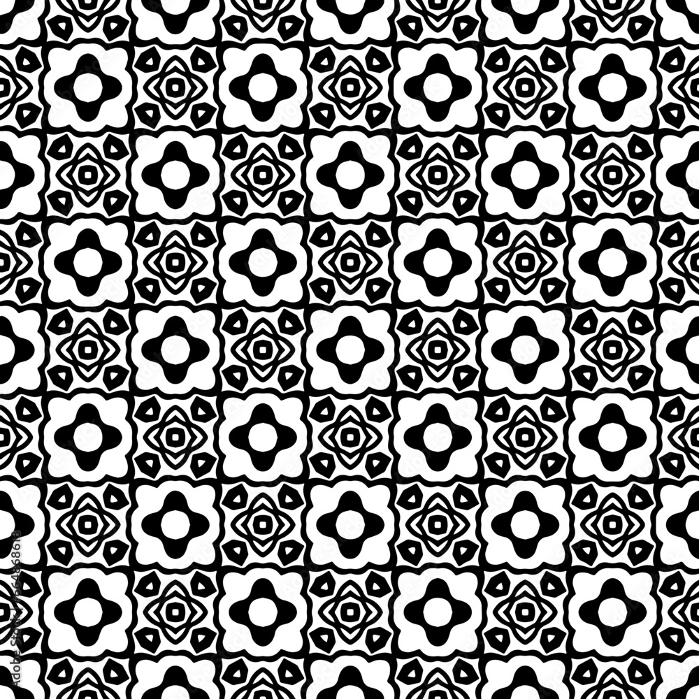 White background with black pattern. Seamless texture for fashion, textile design, on wall paper, wrapping paper, fabrics and home decor. Simple repeat pattern. White background with black pattern. Seamless texture for fashion, textile design, on wall paper, wrapping paper, fabrics and home decor. Simple repeat pattern.