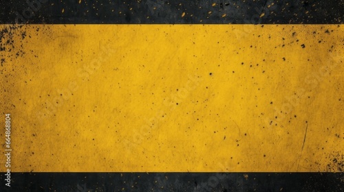 Vintage, grungy background with textured yellow and black splash. Artistic brush strokes, ink splatters, shapes modern, abstract design. Perfect for banners, posters, or artistic retro illustration.