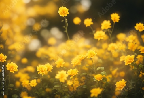 yellow flowers in the field