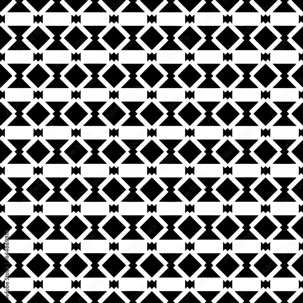 White background with black pattern. Seamless texture for fashion, textile design, on wall paper, wrapping paper, fabrics and home decor. Simple repeat pattern. White background with black pattern. Seamless texture for fashion, textile design, on wall paper, wrapping paper, fabrics and home decor. Simple repeat pattern.