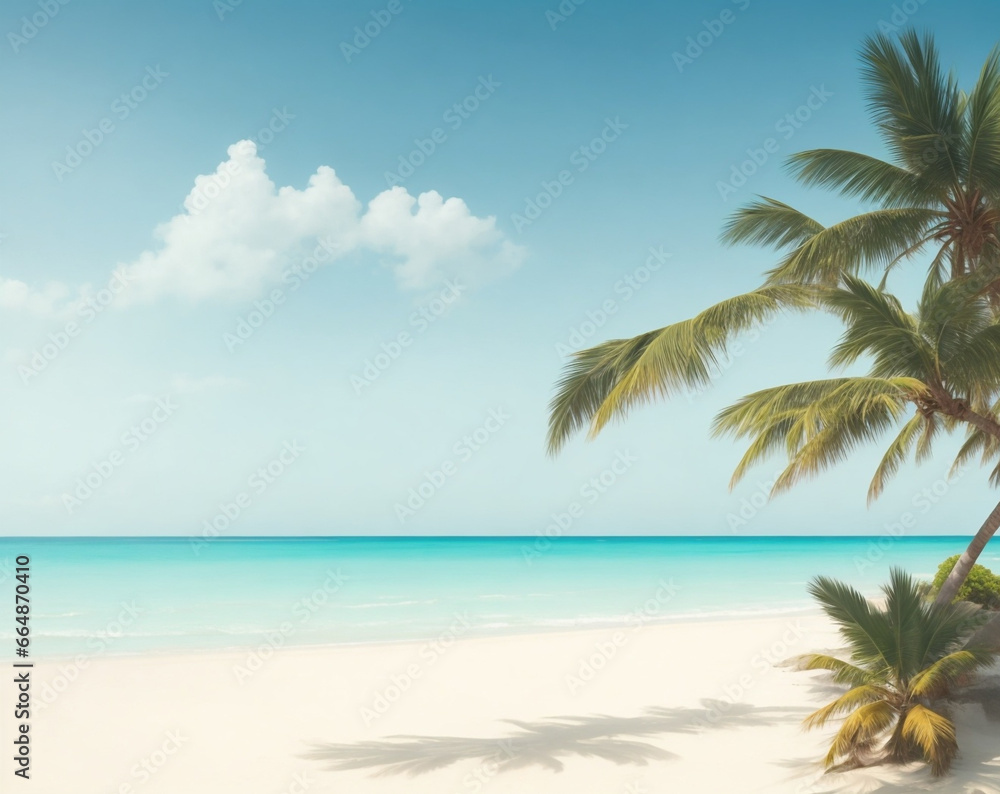 palm tree on the beach