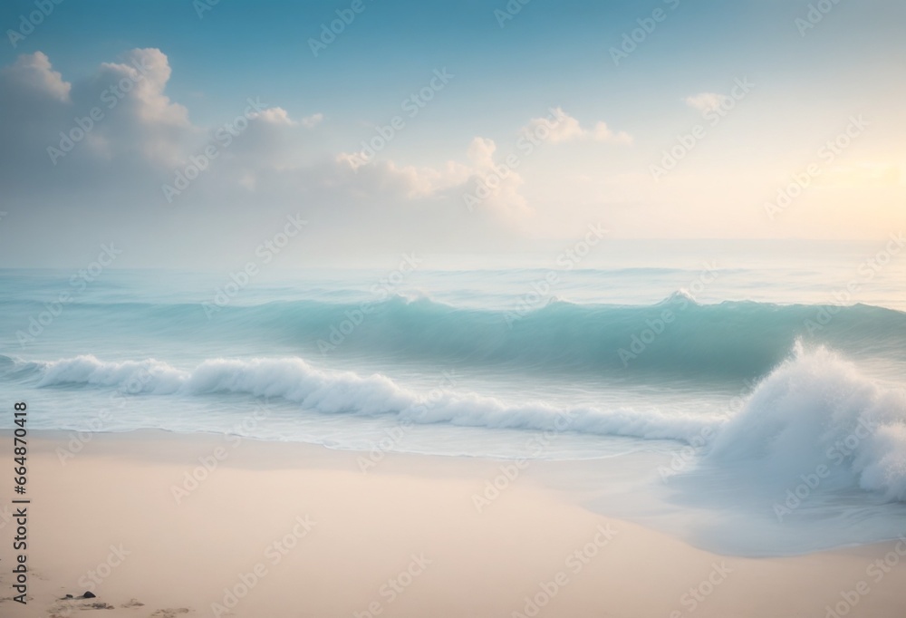 Obraz premium wave on the beach