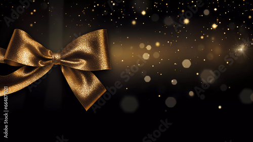Gold-colored bow © Alicia