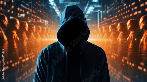 Unveiling the Anonymous Hacker. Digital Intrigue  Invisible Threats.