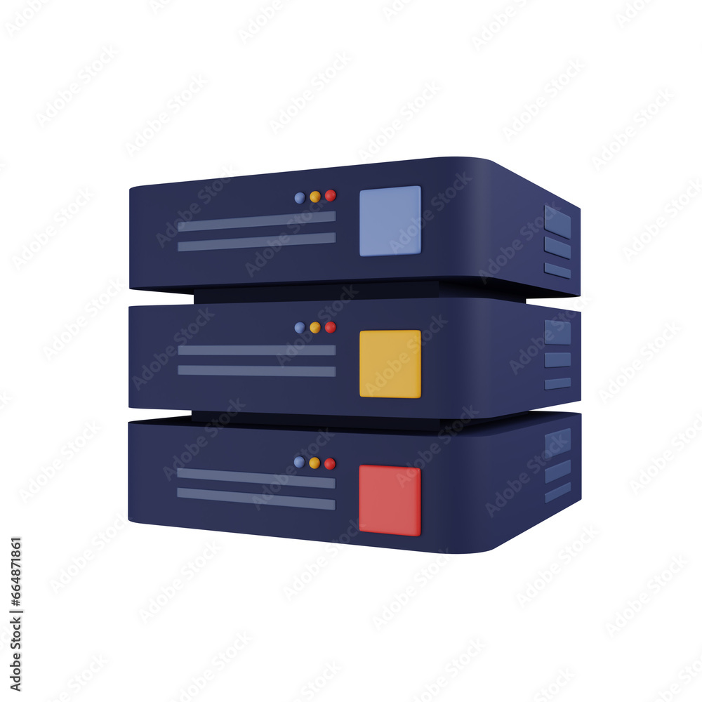 3d icon Server, 3d illustration, 3d element, 3d rendering. 3d icon Server, 3d illustration, 3d element, 3d rendering.