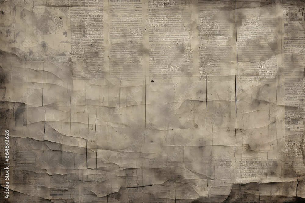 Fototapeta premium old newspaper texture vintage background