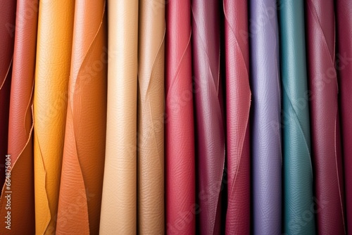 sheets of leather for interior lining and upholstery