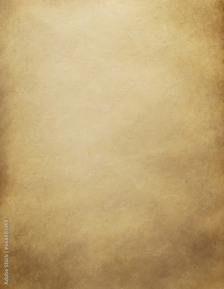 Old blank sheet of paper. Ancient parchment, faded textured background, stained and brown - Vintage empty page with space for text copy Old blank sheet of paper. Ancient parchment, faded textured background, stained and brown - Vintage empty page with space for text copy