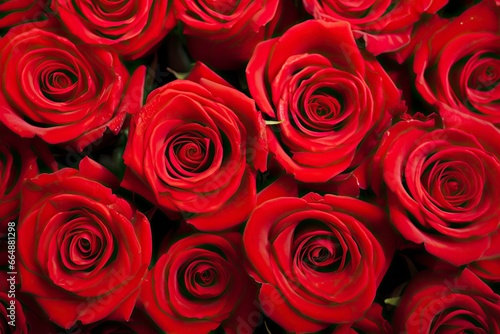 Red Rose Background for Valentine s Day.